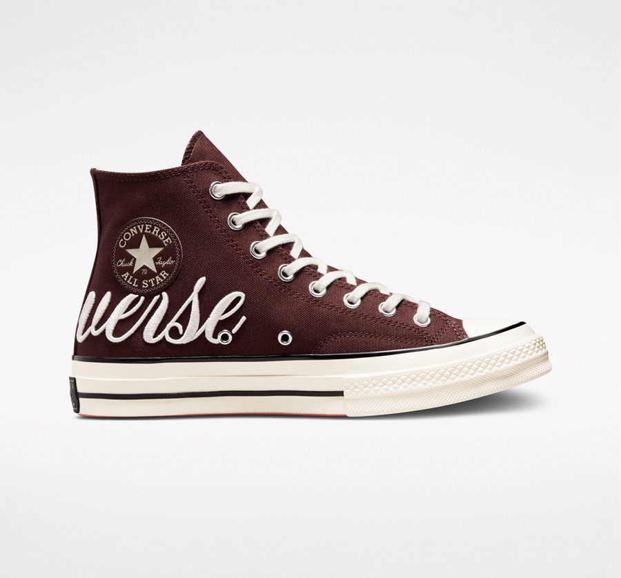 Converse Chuck 70 Embroidered Logo Burgundy | A26822I